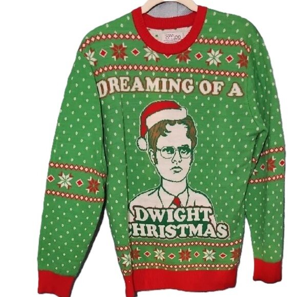 16 Tipsy Elves "Dwight from The Office" Christmas Sweater - Med - Picture 1 of 4